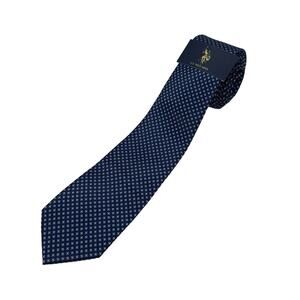 US POLO ASSN Micro Geometic Blue Men's Tie Necktie 62 x 3 NWT X-Long 100% Poly